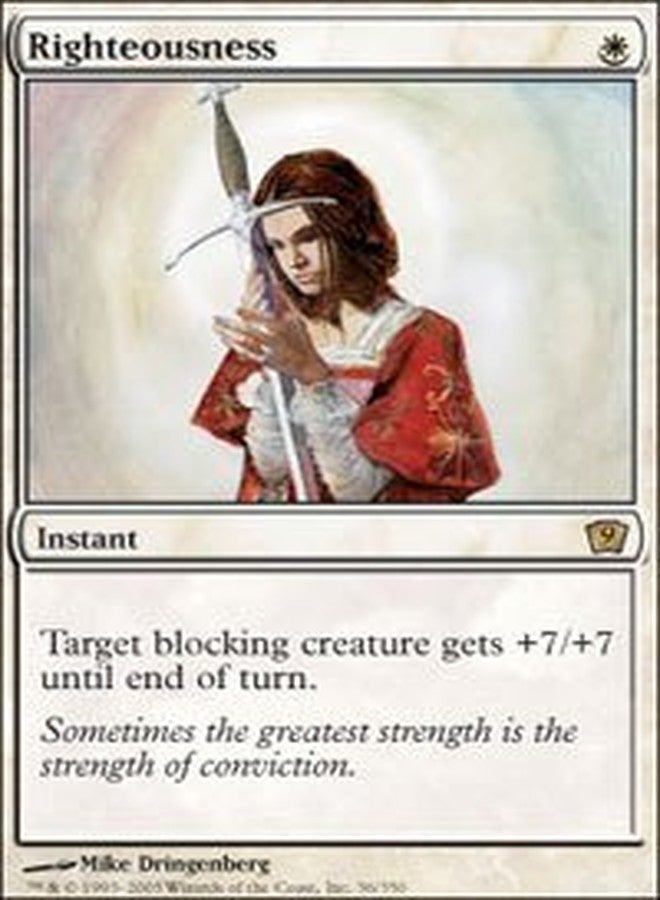 Magic The Gathering - Righteousness - Ninth Edition